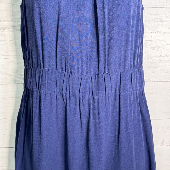 Kate Spade Carlie Elastic Waist Crepe Sheath Dress Blue Size 2 - Picture 5 of 9